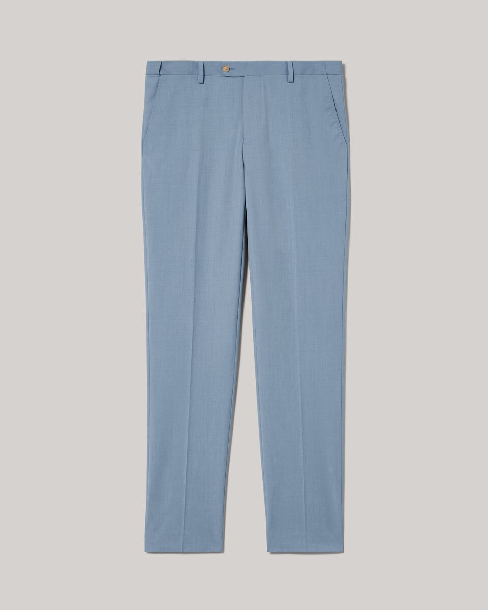 Wool Blend Tailored Pant, Chalk Blue, hi-res